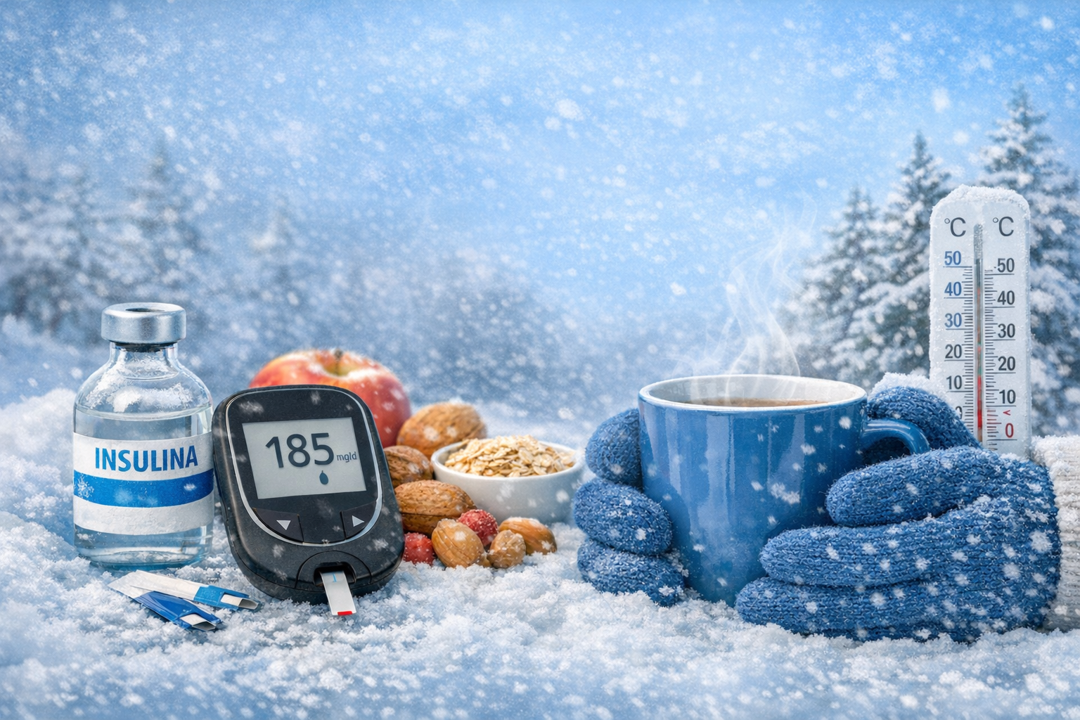 ❄️ Freddo e glicemia: come le basse temperature influenzano il diabete